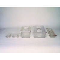 Polycarbonate Gastronorm 2/1 Lid  Clear Handled