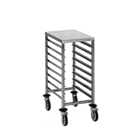 Stainless Steel Gastronorm Stacking Trolley 8 Tier