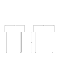 Winterhalter Stainless Steel Stand 600mm UC-M/L/XL