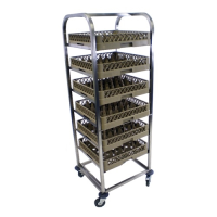 Dishwasher Basket Trolley 7 Tier