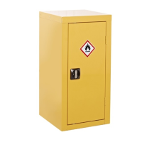 Hazardous COSHH Cupboard Yellow 460x460x900mm