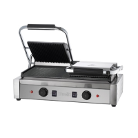 Dualit Double Contact Panini Grill (Ribbed Top)