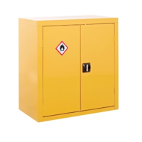 Hazardous Coshh Cupboard Yellow 900x460x900mm