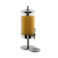 Chilled Juice Dispenser with ice tube 6.5L Chrome