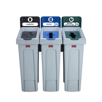 3 Stream Slim Jim Recycling Station