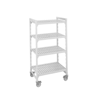 Cambro Mobile Shelving Unit 680mmx400mm 4 Tier