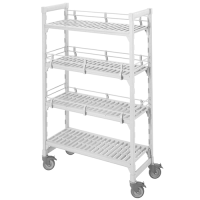 Cambro Mobile Shelving Unit 980mmx600mm 4 Tier