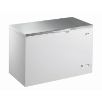 Gram White Chest Freezer with stainless lid CF45S