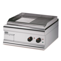 Lincat Silverlink Electric GS6 Griddle 1/2 Ribbed