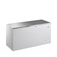 Gram White Chest Freezer with stainless lid CF61S