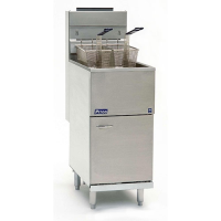 Pitco Economy Fryer Single Tank Twin Basket 35C/S