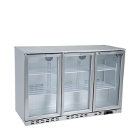 Blizzard Hinged 3 Door S/S Bottle Cooler 