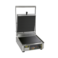 Ceramic Contact Grill Flat Base & Rib Top