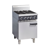 BlueSeal Cobra CR6D - 600mm Four Burner Gas Range 