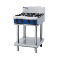Blue Seal 600mm 4 Ring Gas Burner on Open Stand 