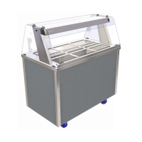 Glide Dry Heated Bain Marie With Gantry 3-1 GN