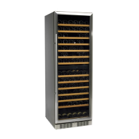 Tefcold Wine Chiller 154 Bottle Dual Temp Silver