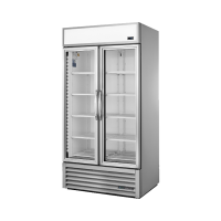 True 2 Glass Door Refrigerated Merchandiser 