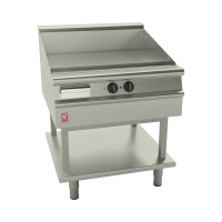 Falcon Griddle Polished Steel on Fixed Stand E3481