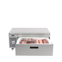 Adande Base Side Solid Top 1 Drawer Std. Castors