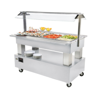 Roller Grill Heated Food Display SB40C Limed White