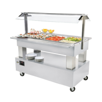 Roller Grill Chilled Salad Bar SB 40 F Limed White