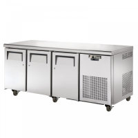 True TCR1/3-CL-SS-DL-DR-DR 3 Door Counter Fridge