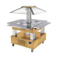 Roller Grill Heated Food Display SBC40C Light Oak