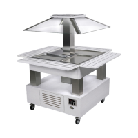 Roller Grill Chilled Salad Bar SBC40 F Limed White