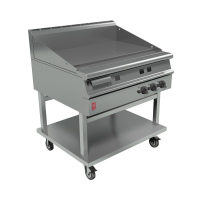 Falcon Griddle Polished Steel on Fixed Stand G3941
