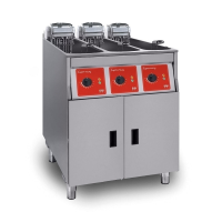 Fri Fri Electric Freestanding Triple Tank Fryer 