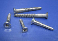 UK Suppliers Of C/sk Head Pozi Recess Woodscrews 3mm up to 6mm DIN 7997 A2