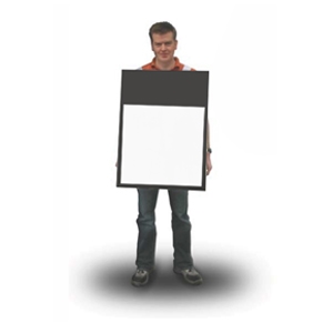 Wearable Dry Wipe Sandwich Board