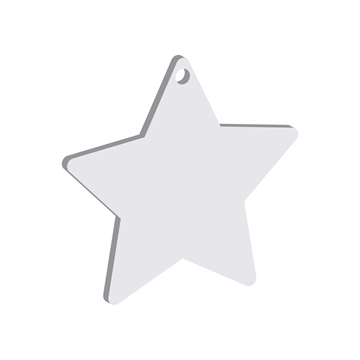 Blank Star Multipack 80mm – Clear Acrylic