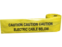 Caution electric cable below tape.