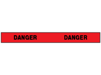 Danger barrier tape