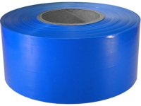 Blue plain barrier tape.