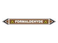 Formaldehyde flow marker label.