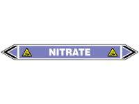 Nitrate flow marker label.