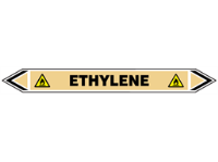 Ethylene flow marker label.