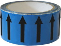 Flow indication tape for auxiliary water