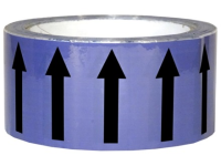 Flow indication tape for acids and alkalies