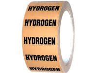 Hydrogen pipeline identification tape.