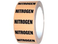 Nitrogen pipeline identification tape.