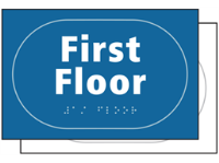 First floor sign.