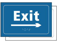 Exit, arrow right sign.