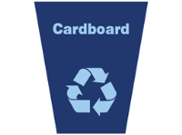 Cardboard waste sack