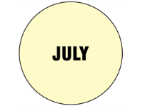 July inventory date label