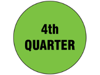Fourth quarter inventory date label