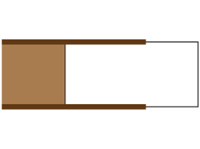 Magnetic label holders, 200mm lengths